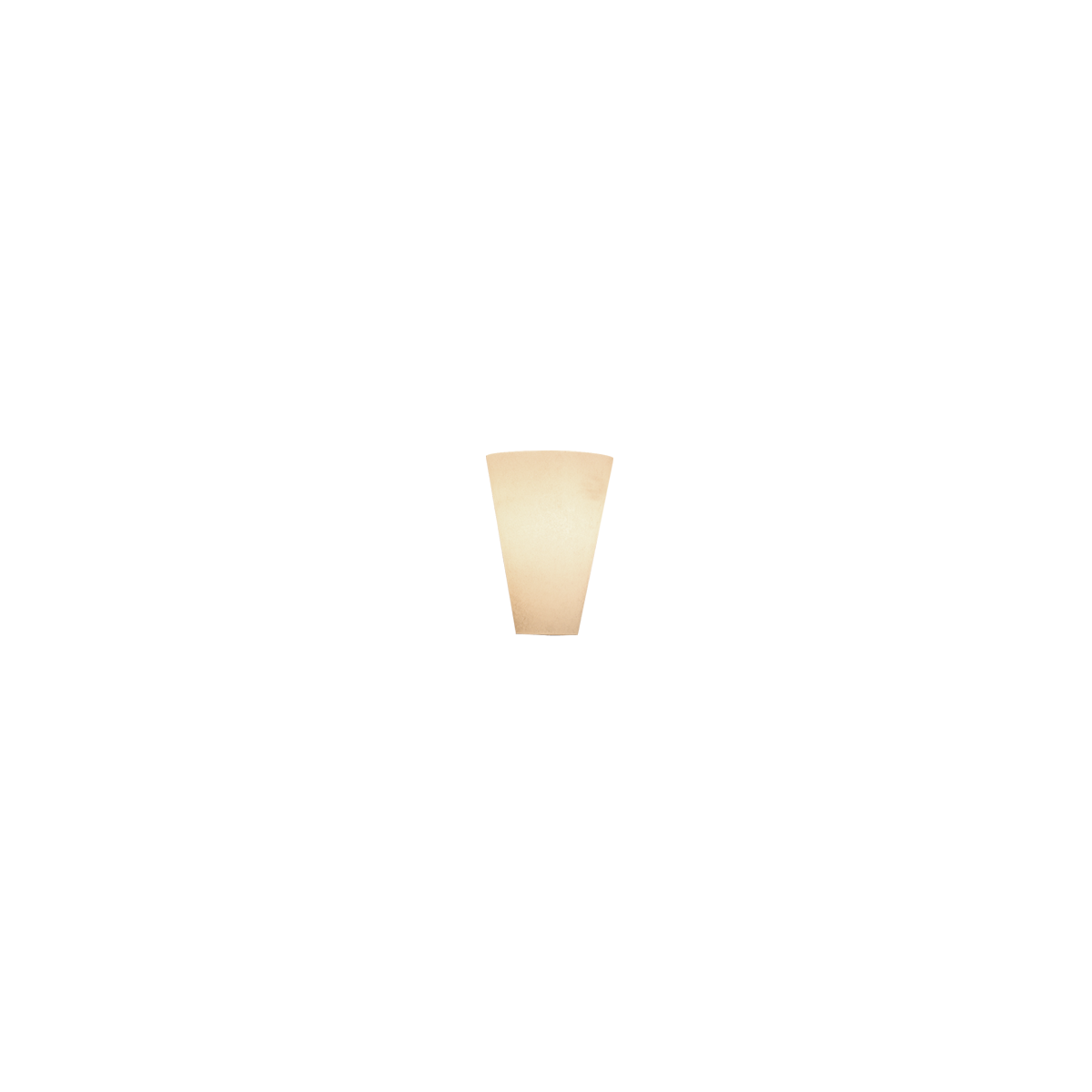 Leuchtenglas Kegel Scavo uni GST5/12, D=9cm, E27