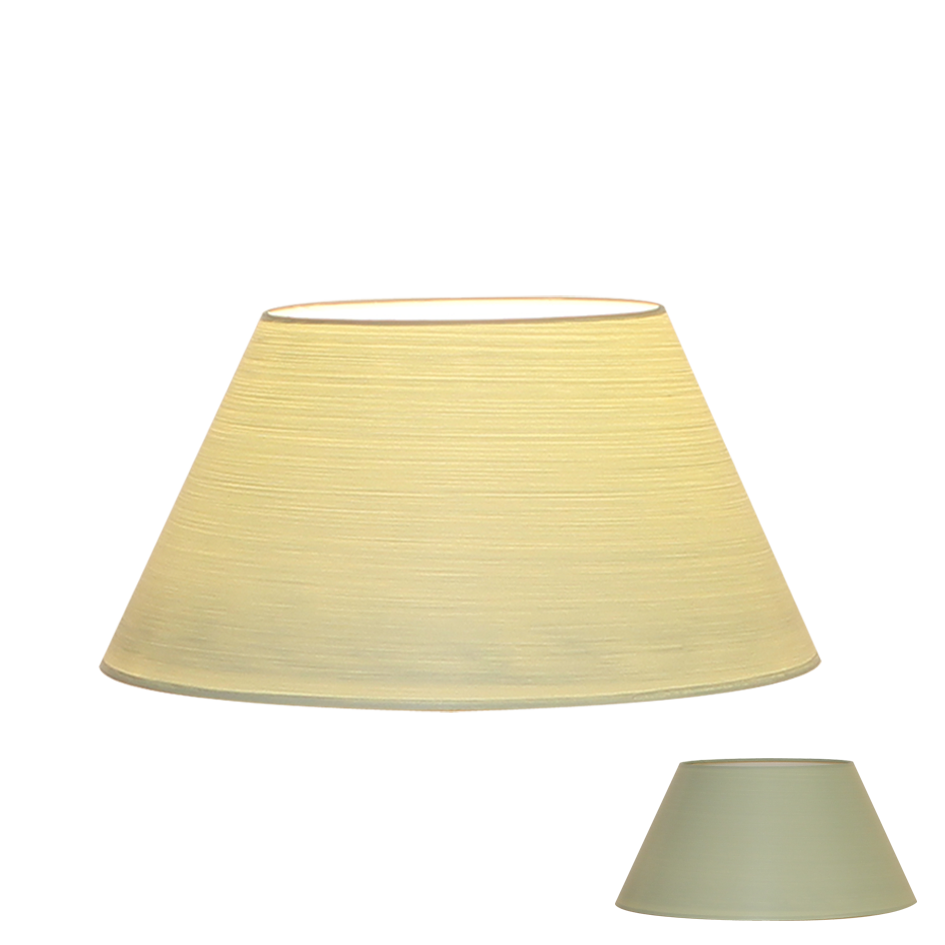 Lampenschirm konisch  für Aptierung D=45cm, Halterung oben Loch 12mmTischleuchte Strichlack Farbe nach Wahl