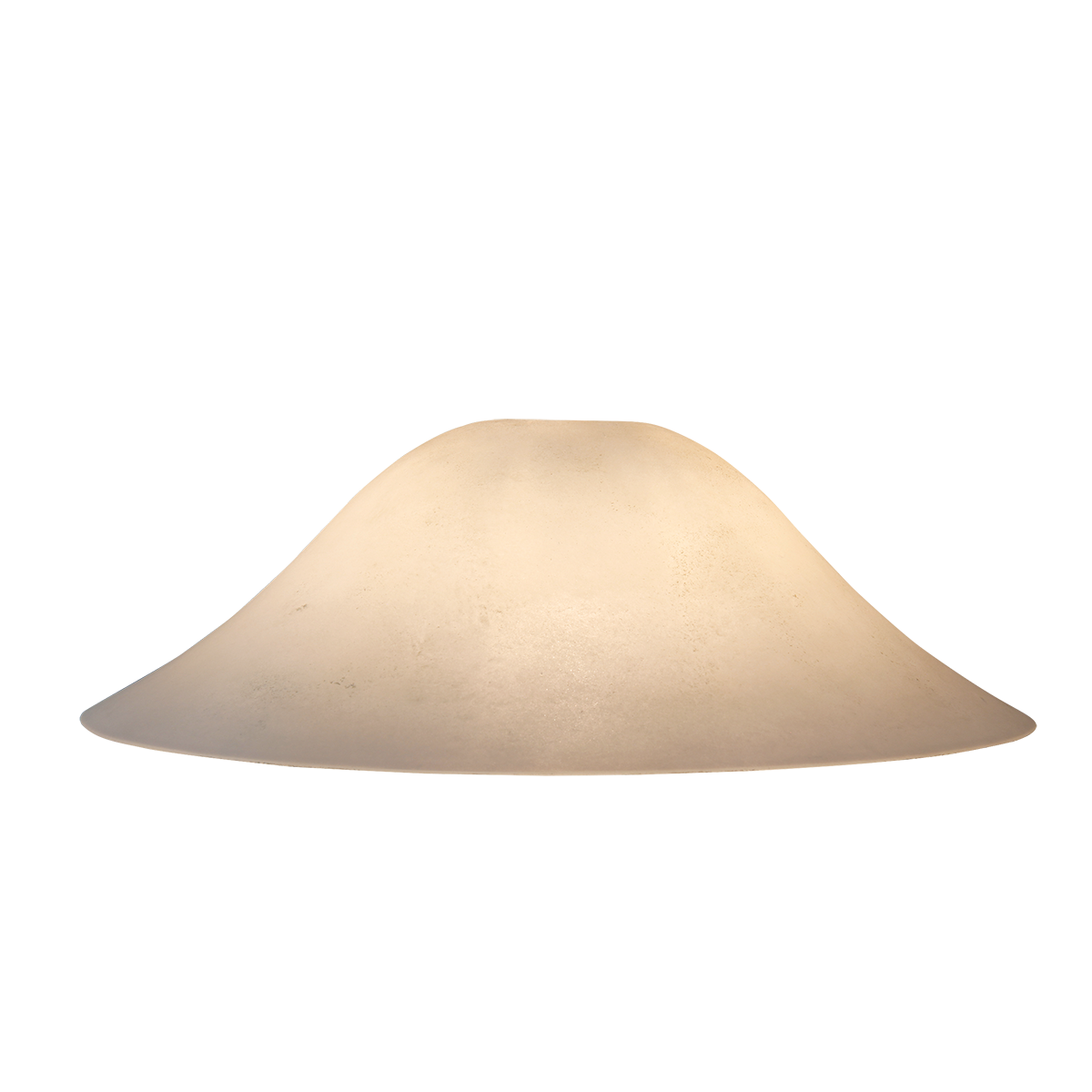 Leuchtenglas Scavo uni GAS49/16, D=49cm, E27