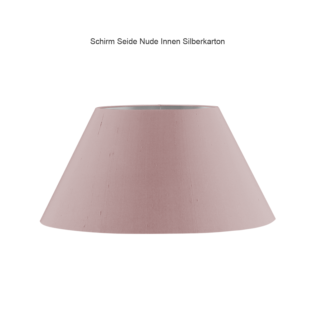 Lampenschirm konisch D=40cm Tischleuchte E27 Seide Farbe nach Wahl