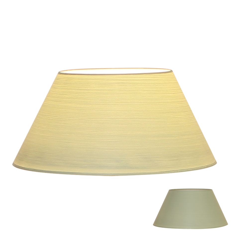 Lampenschirm konisch  für Aptierung D=50cm, Halterung oben Loch 12mm Tischleuchte Strichlack Farbe nach Wahl